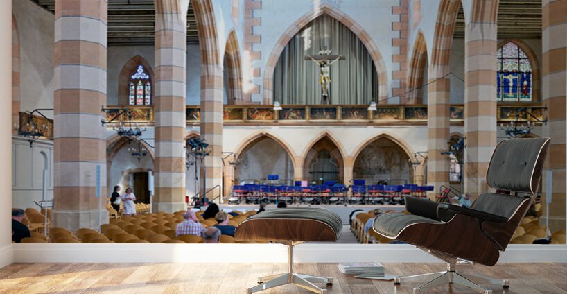 Concert event at Eglise Saint Matthieu in Colmar Alsace with vis Wall Murals