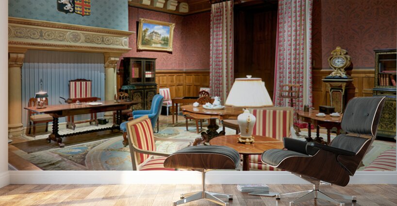 Visit to Chateau dAzay le Rideau in Loire Valley France Wall Murals