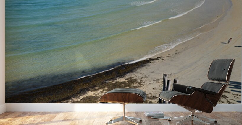Fort National viewed from Plage de lEventail in Saint Malo Wall Murals