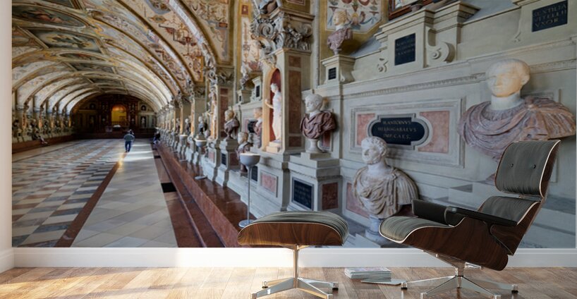 Explore the historic hall of Bavarias Residenz palace in Munich Wall Murals
