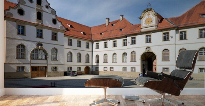 Visit to benediktinerkloster st. mang in fussen on romantic road Wall Murals