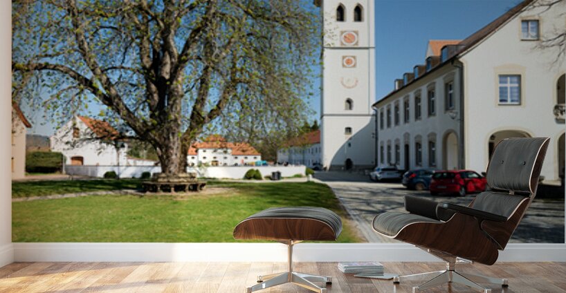Explore Maria Geburt Church in Rottenbuch Bavaria along Romanti Wall Murals