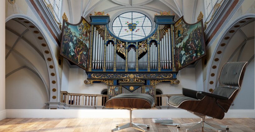 Visit St. Annes Church in Augsburg along the Romantic Road in B Wall Murals