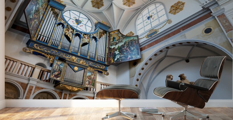Church interior in Augsburg along Germanys Romantic Road Wall Murals