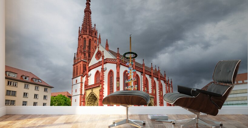 Visit to marienkapelle in wurzburg on the romantic road Wall Murals
