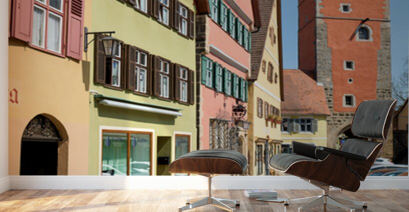 Wornitz Gate in Dinkelsbuhl along the Romantic Road in Bavaria Wall Murals