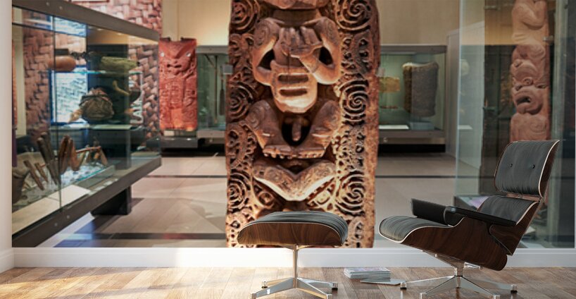Visit to maori natural history gallery in auckland war memorial  Wall Murals