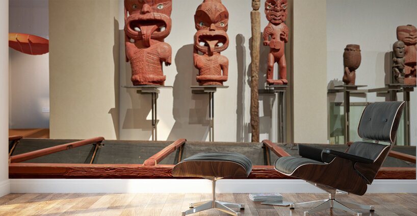Explore Maori culture at Auckland War Memorial Museum in New Zea Wall Murals