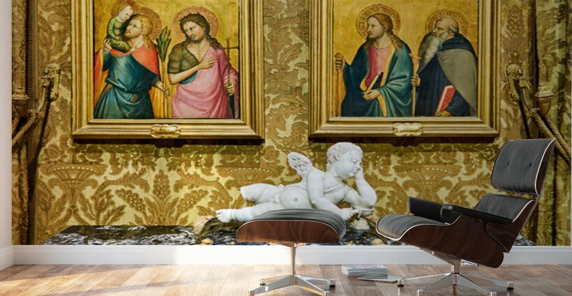 Art display at Doria Pamphilj Gallery in Rome Italy Wall Murals