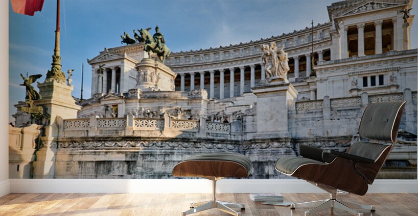 Visit the victor emmanuel ii monument on capitoline hill Wall Murals