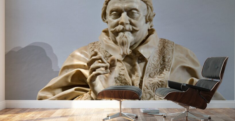 Berninis Clement X bust in Galleria Nazionale dArte Antica Wall Murals