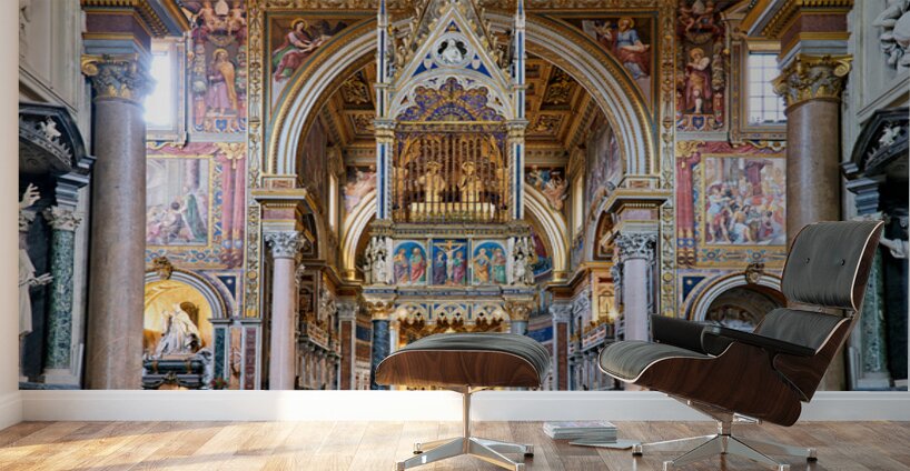 Visit the archbasilica cathedral of the most holy savior in rome Wall Murals
