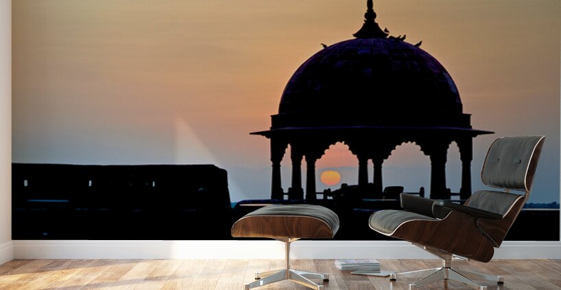 Sunset view at Khimsar Fort in Rajasthan India Wall Murals
