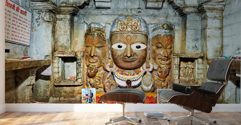 Rituals at Chittorgarh Fort in Rajasthan India during the day Wall Murals