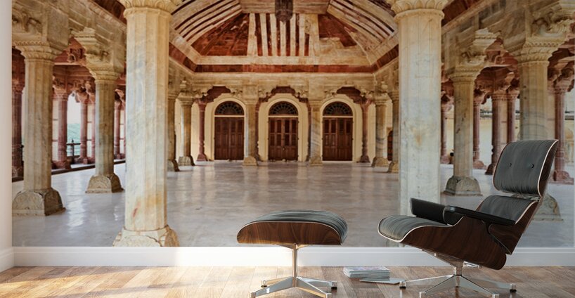 Explore the architecture of Amber Palace in Rajasthan India Wall Murals