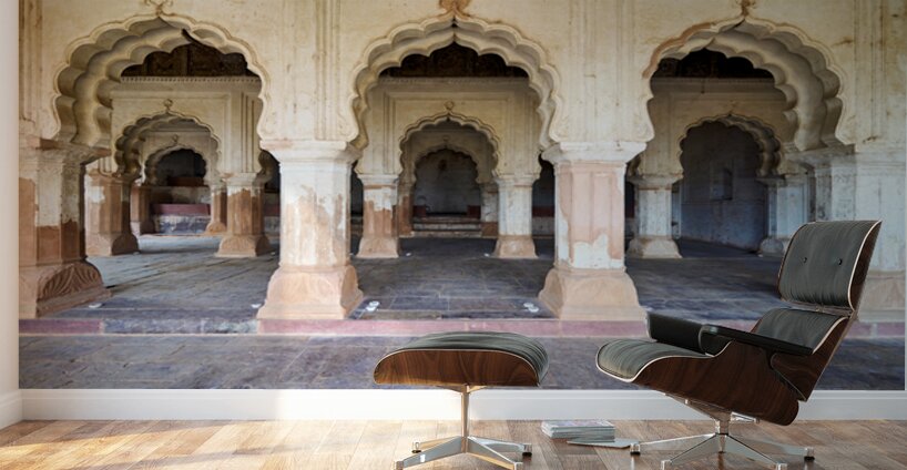 Exploring the fort complex in orchha madhya pradesh india Wall Murals