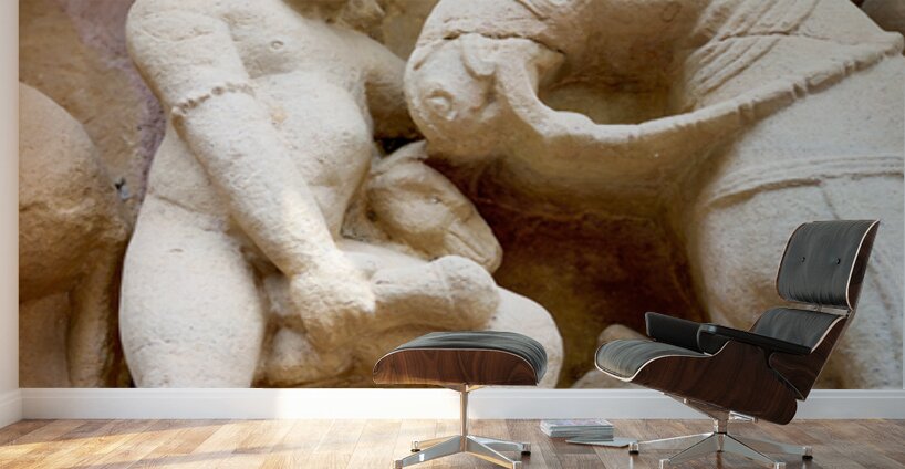 Exploring erotic art in Khajuraho temples of Madhya Pradesh Wall Murals