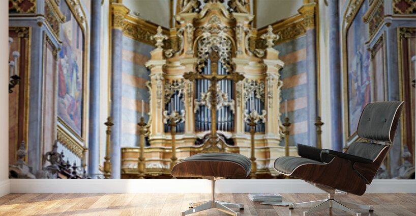 Visit to San Domenico Maggiore church in Naples Campania Italy Wall Murals