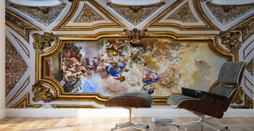 Explore sacred relics chamber in san domenico maggiore naples Wall Murals