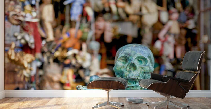 Junk dealer displays various items in Naples Campania Italy Wall Murals