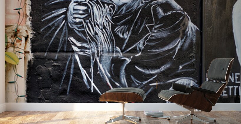 Graffiti of Neapolitan actor Toto in Quartieri Spagnoli Naples Wall Murals