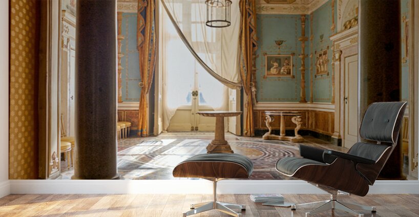 Exploring the interiors of Museo di Capodimonte in Naples Italy Wall Murals