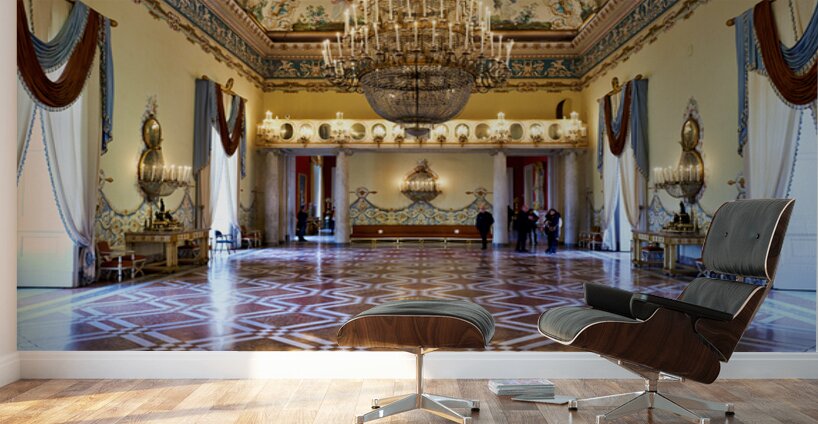 Exploring the grand hall of Museo di Capodimonte in Naples Wall Murals
