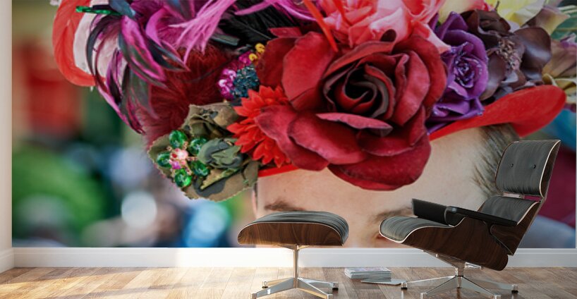 Festive celebration in Manhattan during Easter Sunday parade Wall Murals