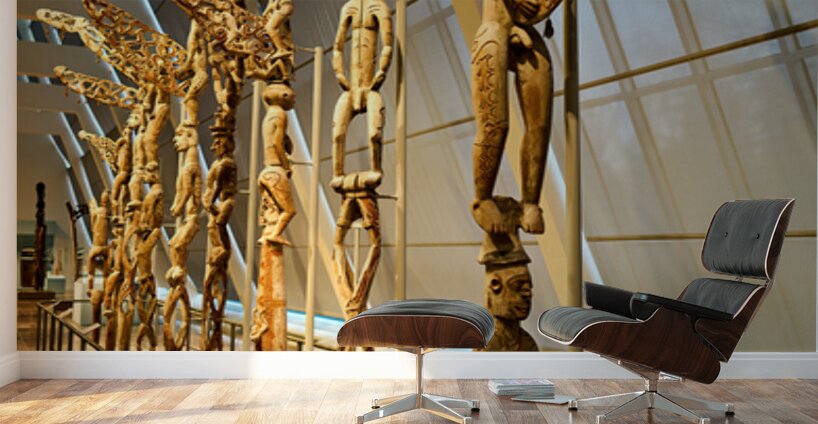 Oceanic art displayed at Metropolitan Museum of Art in New York Wall Murals