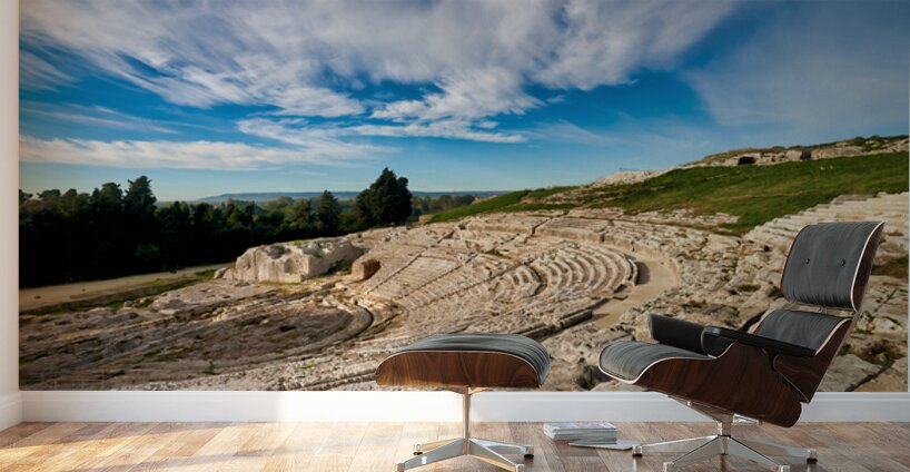 Explore the ancient Greek theatre of Syracuse in Sicily Italy Wall Murals