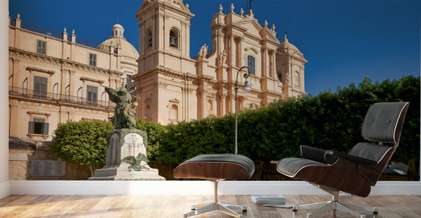 Noto Cathedral stands in the town square of Noto in Sicily Ital Wall Murals