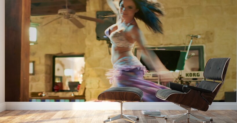 Belly dance performance in Jordan with dancers and music Wall Murals