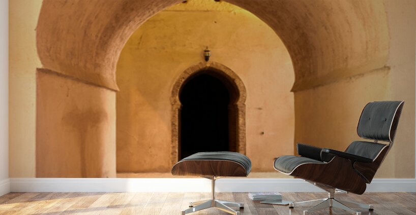 Discover the royal stables in Meknes Morocco during the afterno Wall Murals