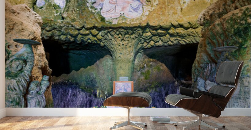 Cave church of Piedigrotta in Pizzo Calabro Calabria Italy Wall Murals
