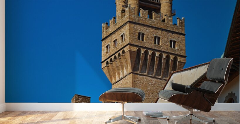 Visit palazzo vecchio in piazza signoria in florence tuscany ita Wall Murals