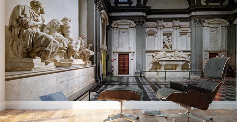 Visit to the medici chapels in florence tuscany italy Wall Murals