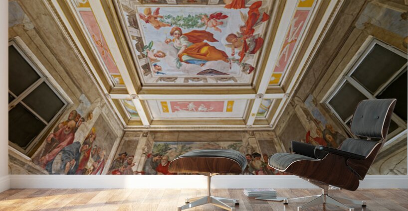 Visit Casa Buonarroti in Florence Tuscany to see historical art Wall Murals