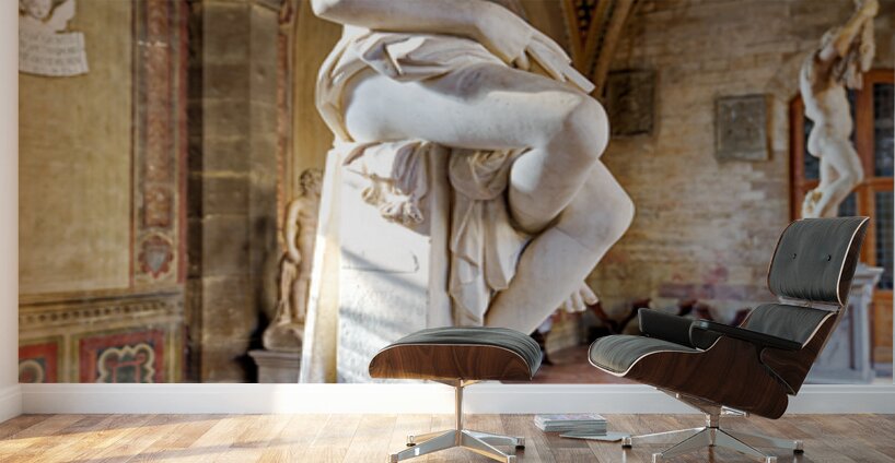 Marble sculpture at Museo Nazionale del Bargello in Florence Tus Wall Murals