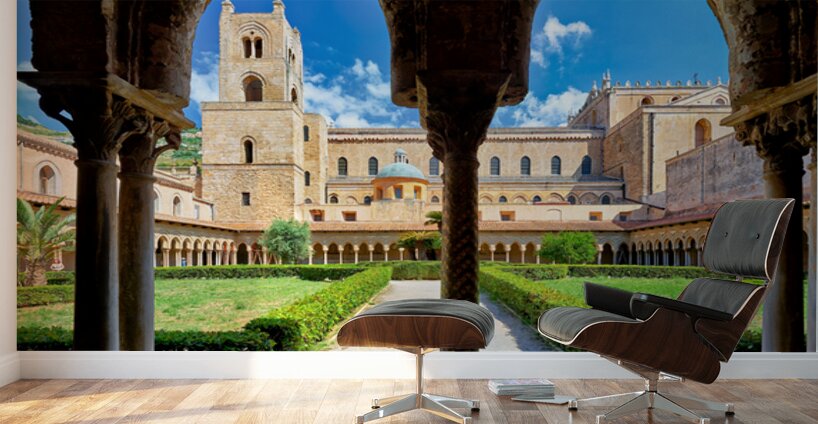 Discovering Duomo di Monreale in Palermo Sicily Italy Wall Murals