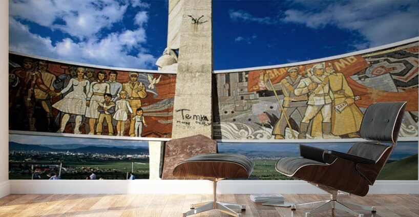 Zaisan Memorial honors Soviet soldiers in Ulaanbaatar Mongolia Wall Murals
