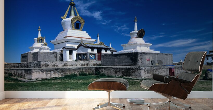 Ancient Erdene Zuu Monastery in Mongolia stands strong today Wall Murals