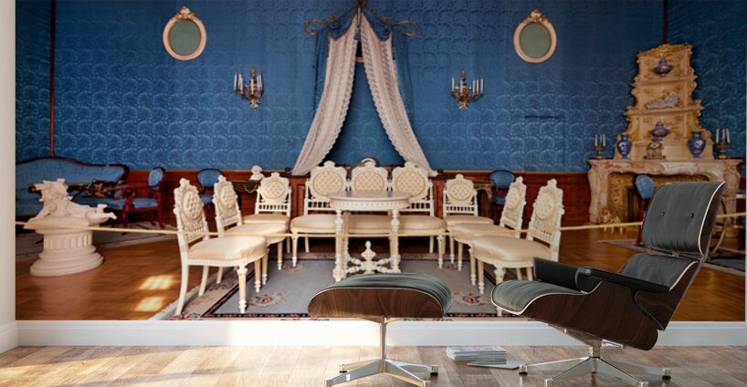 Yusupov Palace interior with luxe seating in St. Petersburg Wall Murals