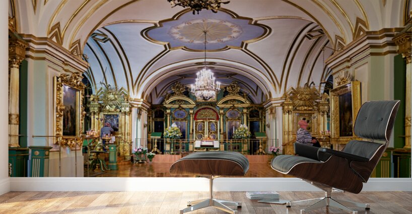 Explore nikolo bogoyavlenskiy morskoy sobor in st. petersburg Wall Murals