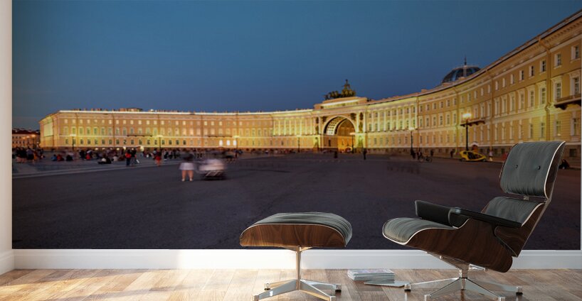 General staff building & St. Isaacs Cathedral St. Pete Wall Murals