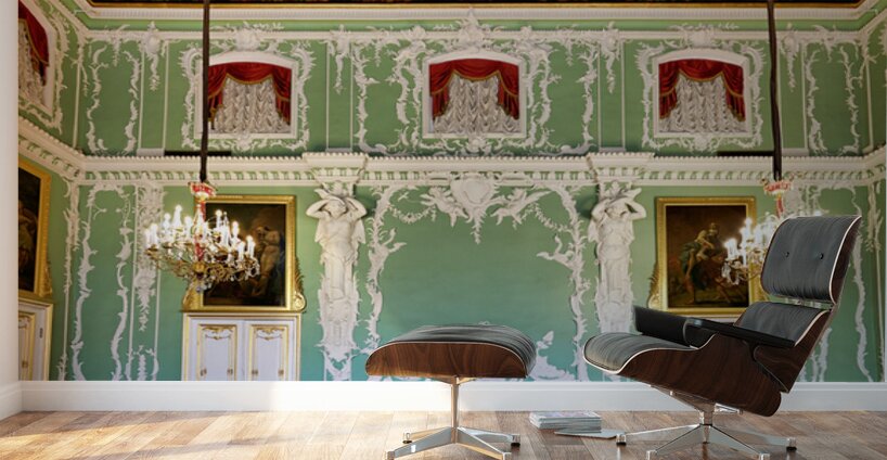 Visitors exploring Stroganov Palace in Saint Petersburg Wall Murals