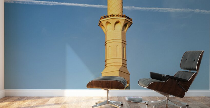 Exploring Sheikh Zayed Grand Mosque in Abu Dhabi during sunset Wall Murals