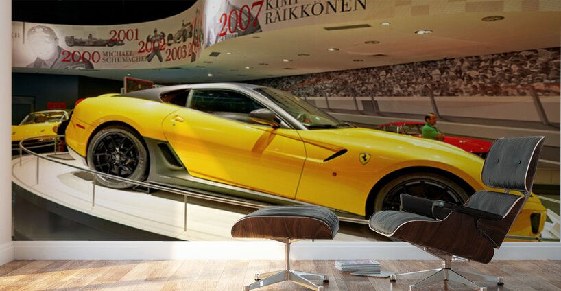 Ferrari display at Abu Dhabi Ferrari World amusement park Wall Murals