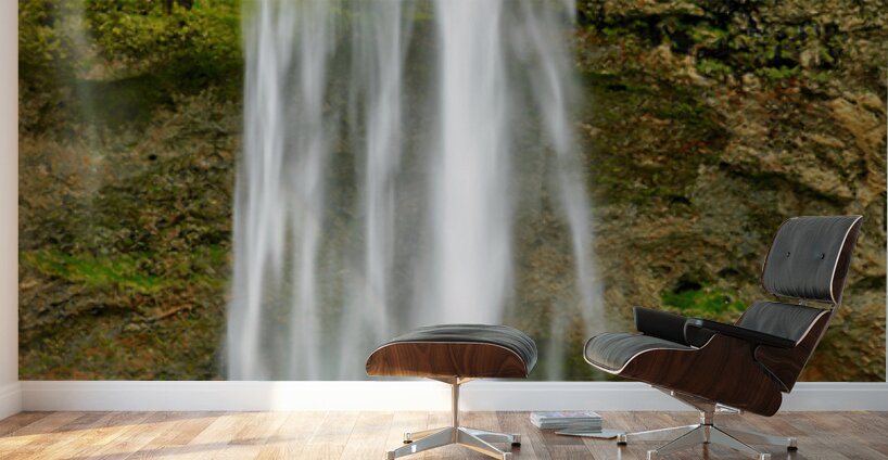 Seljalandsfoss waterfall in Iceland during summer Wall Murals