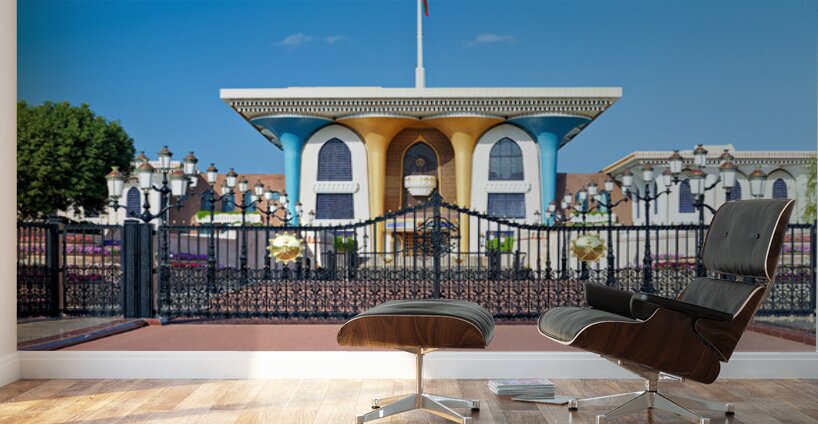 View of Al Alam Palace in Muscat Oman during daytime Wall Murals