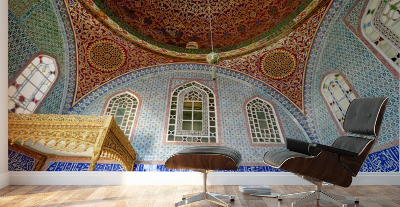 Exploring the privy chamber of murat iii in topkapi palace Wall Murals
